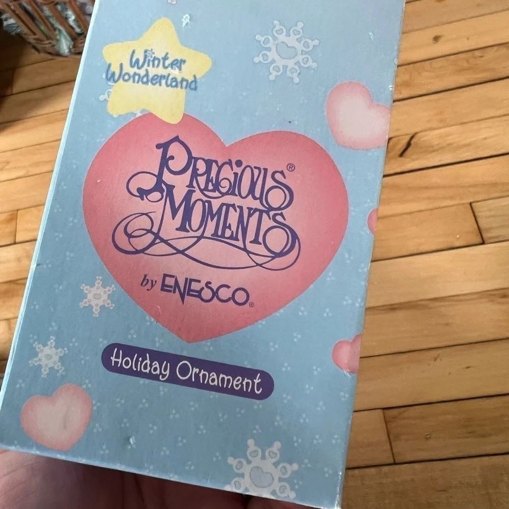 Precious Moments‎ Winter Wonderland Christmas Ornament vintage 1997
